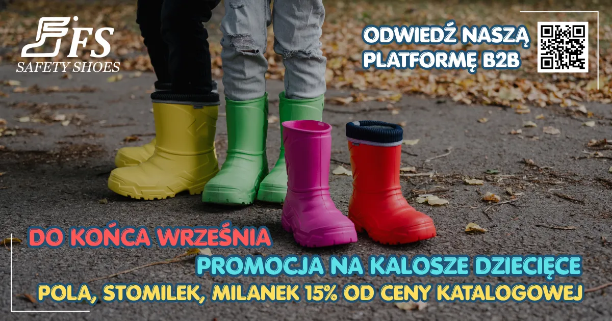 Promocja na kalosze dziecięce